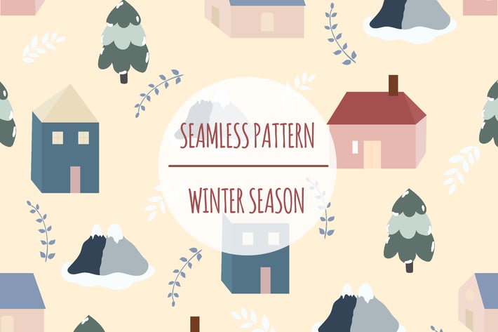 Winter Season – Seamless Pattern