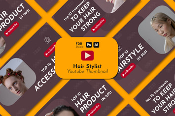 Hair Stylist Youtube Thumbnail
