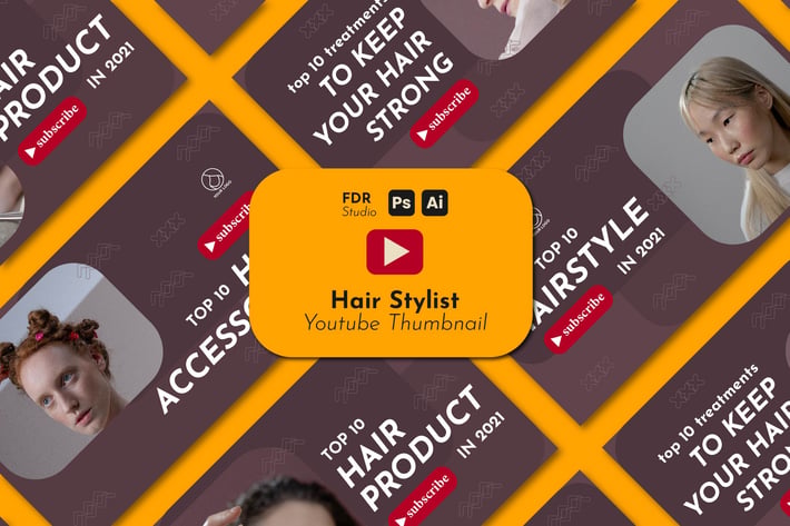 Hair Stylist Youtube Thumbnail
