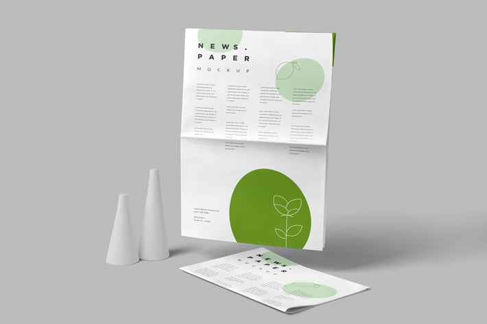 Vintage Style Newspaper Mockups