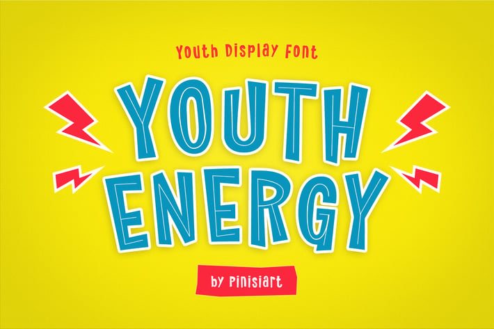 Youth Energy – Display Font