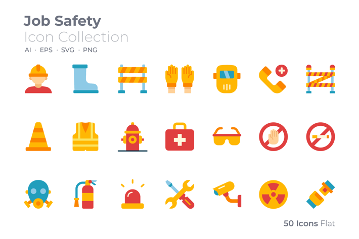 Job Safety Color Icon