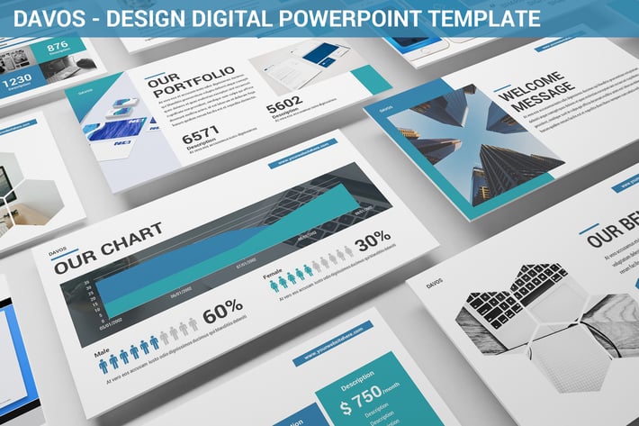 Davos - Design Digital Powerpoint Template