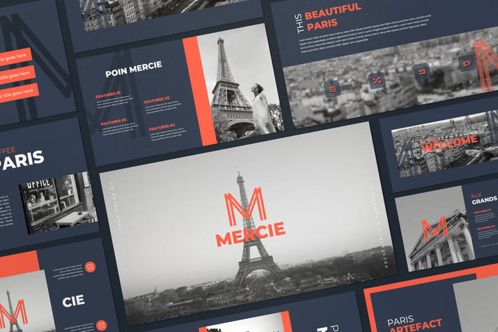 Mercie - Minimal Business Keynote
