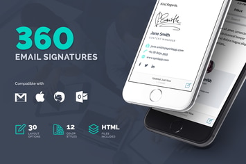 360 Professional E-Signature Templates