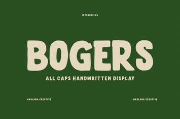 Bogers Sans Serif Display Font