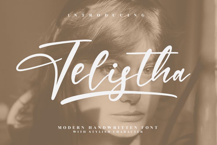 Jelistha Modern Handwritten Font