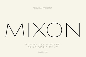Mixon Beautiful Advertisement Font