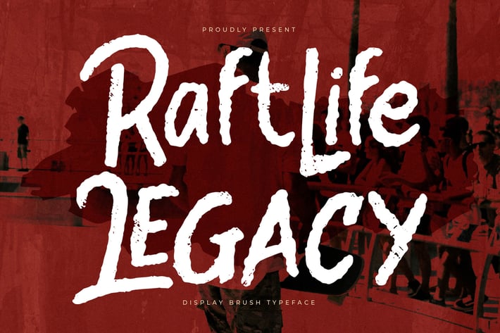 Raftlife Legacy Display Brush Font