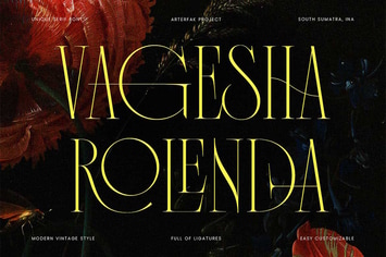 Vagesha Rolenda – Fancy Serif