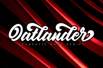 Oatlander - Authentic Bold Script