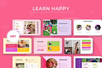 Learn Happy - Keynote Template
