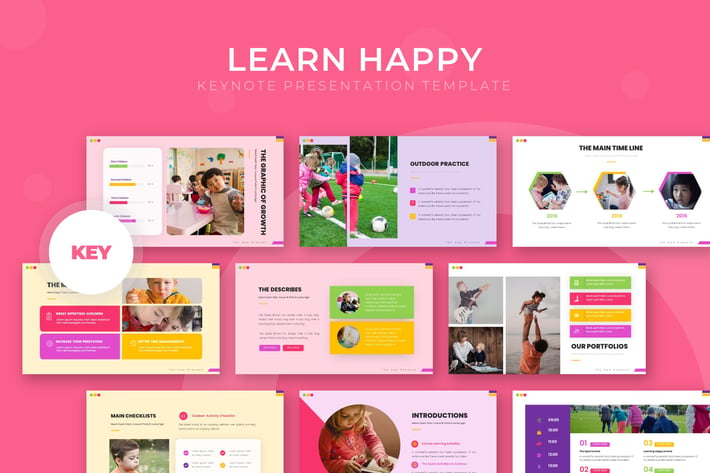 Learn Happy - Keynote Template
