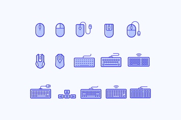 15 Keyboard and Mouse Icons