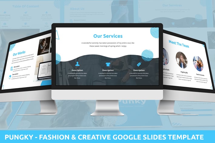 Pungky - Fashion & Creative Google Slides Template