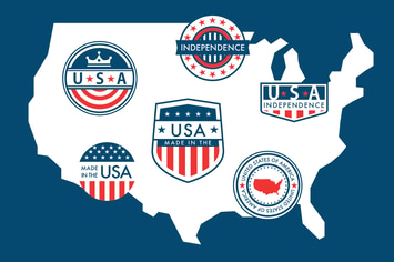 Patriotic Badges