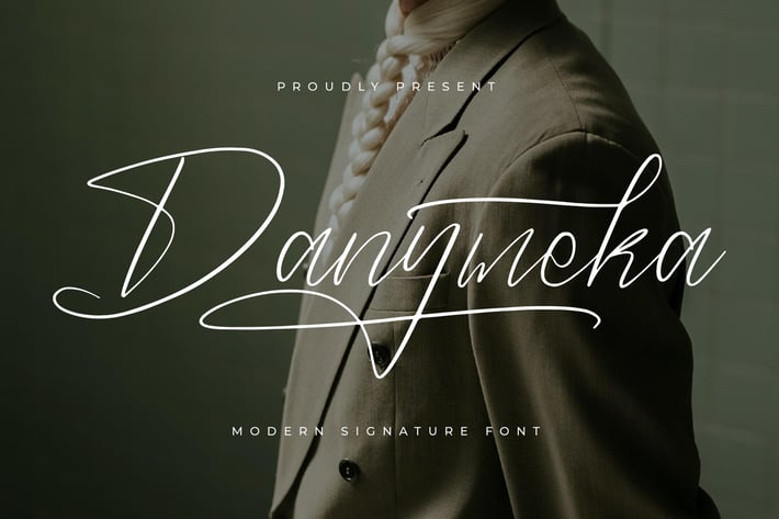 Danymeka Modern Signature Font