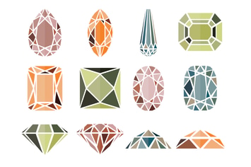 12 Diamond Icons