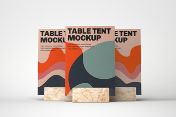 Table Tent Mockup