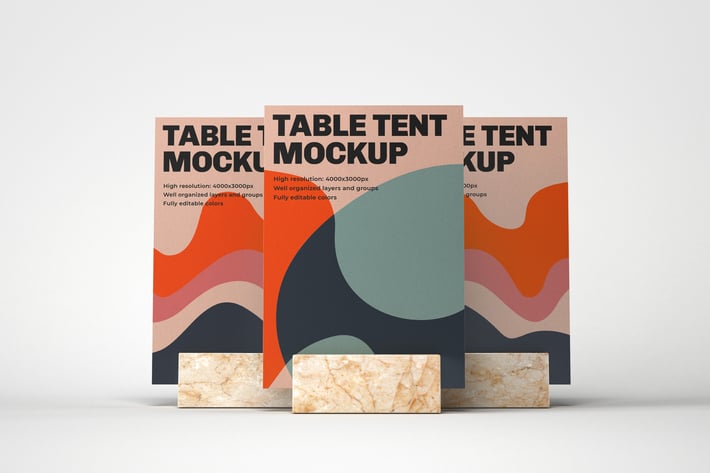 Table Tent Mockup