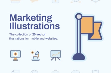 Marketing Illustrations (20 items)