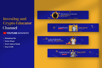 Cryptocurrency Youtube Banners
