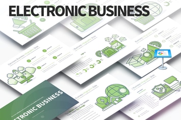 Electronic Business - Keynote Infographics Slides