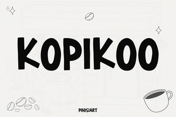 Cafe Font - Kopikoo 