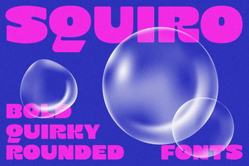 Squiro - Bold Rounded Quirky Fonts