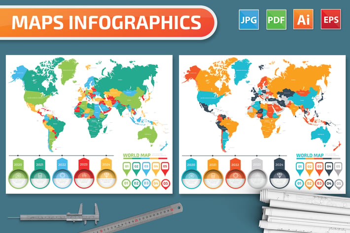 Maps Infographics
