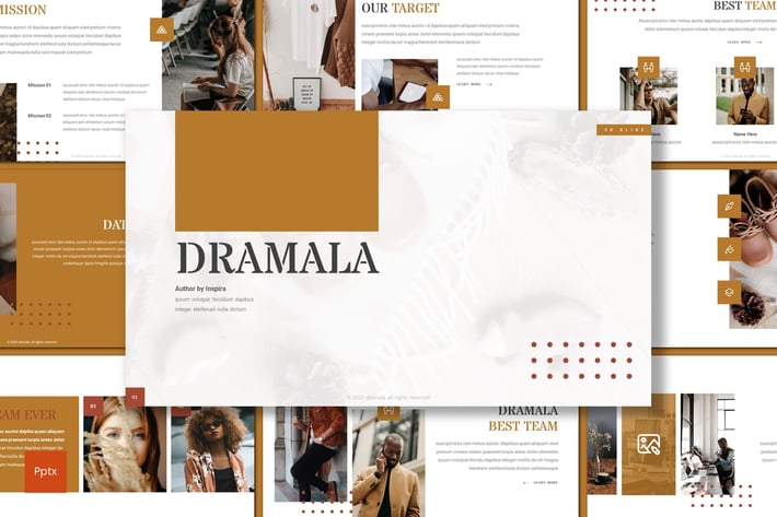 Dramala - Lookbook Powerpoint Template