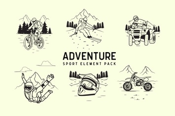 adventure sport element pack