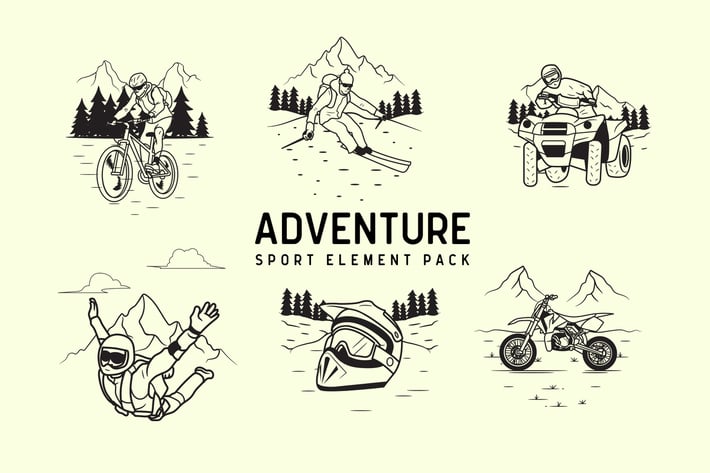 adventure sport element pack