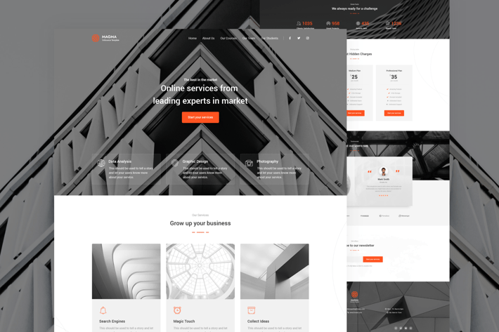Magma - Business Unbounce Landing Page Template