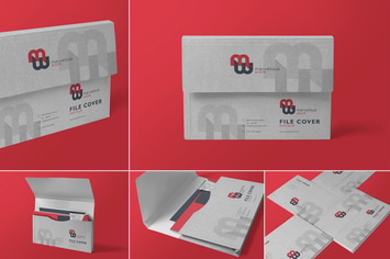 Flap Folder Mockups