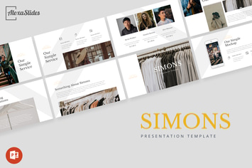 Simons - Fashion Powerpoint Presentation Template