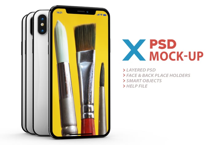 PhoneX PSD Mock-Up