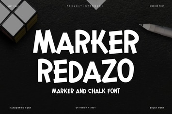 Marker Redazo - Chalk Font