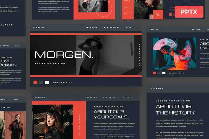 Morgen - Fashion Powerpoint Presentation Template