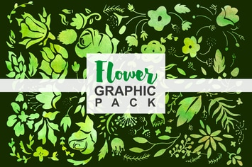 Flower vector pack