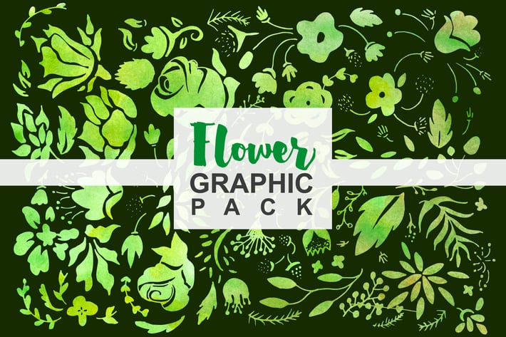 Flower vector pack