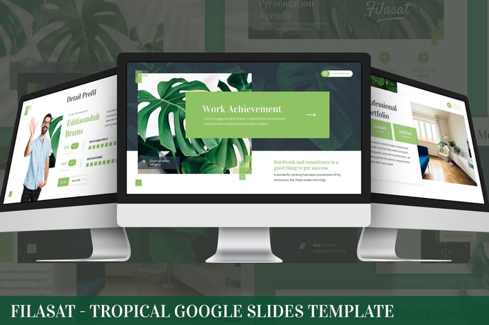 Filasat - Tropical Google Slides Template