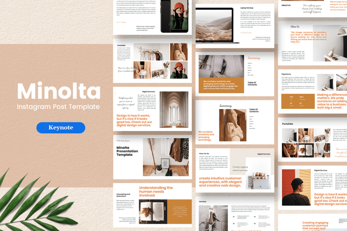 Minolta - Presentation Template Keynote