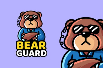 bear bodyguard - Mascot & Esport Logo