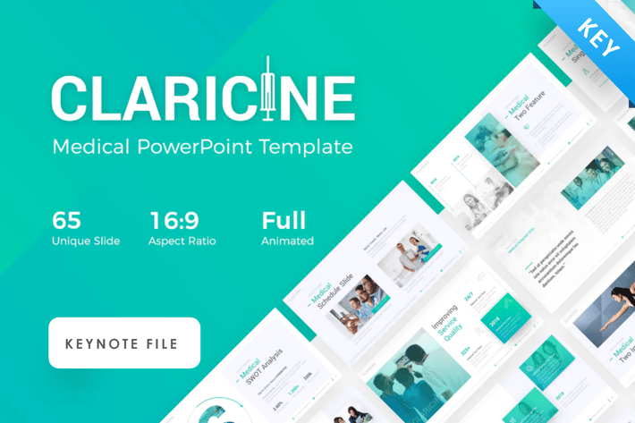Claricine – Medical Keynote Presentation Template
