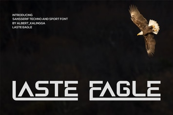 Laste Eagle Font