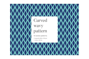 Curved wavy pattern