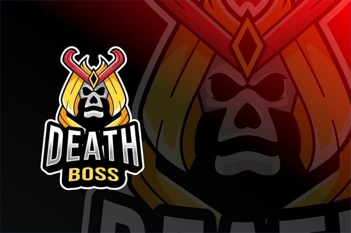 Death Boss Esport Logo Template