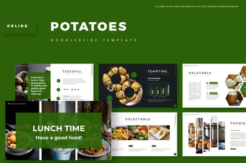 Potatoes - Google Slides Template