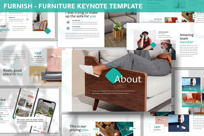 Furnish - Furniture Keynote Template